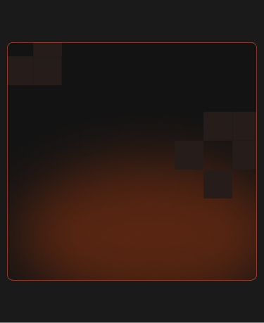 Fundo escuro com detalhes em laranja