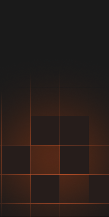 Fundo escuro com detalhes em laranja