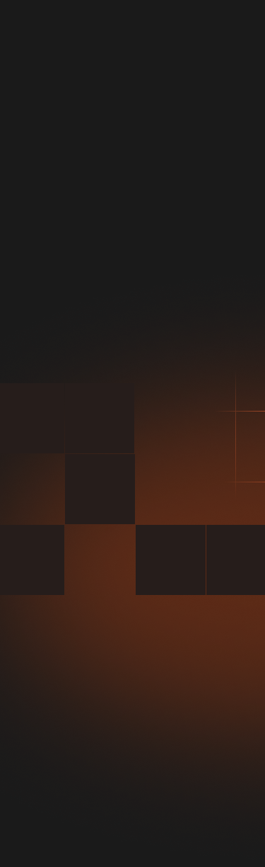 Fundo escuro com detalhes em laranja